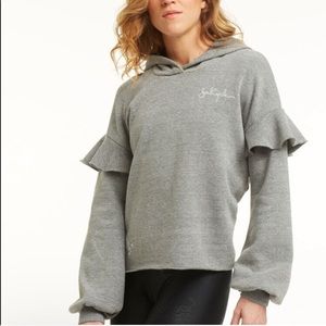 SoulCycle ruffle sweatshirt